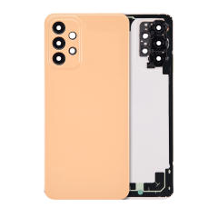 Back cover Glass For Samsung Galaxy A23 (A235 / 2022) (Aftermarket Plus) (Peach)