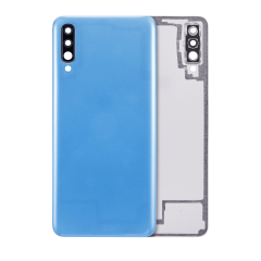 Back cover Glass For Samsung Galaxy A70 (A705 / 2019) (Aftermarket Plus) (Blue)