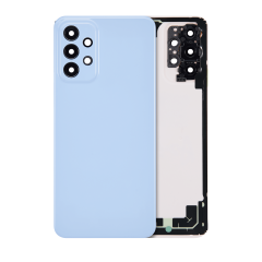 Back cover Glass For Samsung Galaxy A23 (A235 / 2022) (Aftermarket Plus) (Blue)