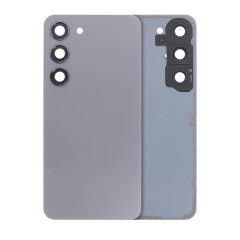Back Cover Glass With Camera Lens For Samsung Galaxy S23 5G (No Logo) (Aftermarket Plus) (Graphite)