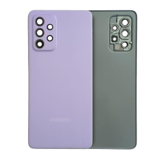 Back Cover Glass With Camera Lens For Samsung Galaxy A52s (A528 / 2021) (Service Pack) (Awesome Violet)