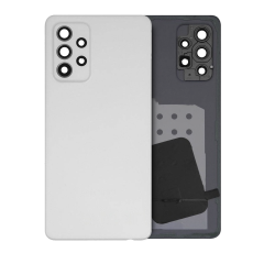 Back Cover Glass With Camera Lens For Samsung Galaxy A52s (A528 / 2021) (Service Pack) (Awesome White)