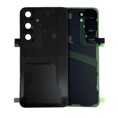 Back Cover Glass With Camera Lens For Samsung Galaxy S24 (Service Pack) (Onyx Black)