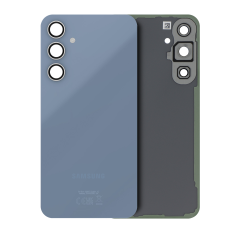Back Cover Glass With Camera Lens For Samsung Galaxy S23 FE (Service Pack) (Indigo)