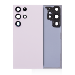Back Cover Glass With Camera Lens For Samsung Galaxy S23 Ultra (Service Pack) (Lavender)