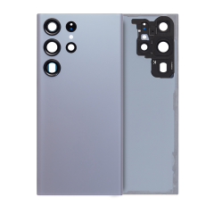 Back Cover Glass With Camera Lens For Samsung Galaxy S23 Ultra (Service Pack) (Graphite)