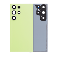 Back Cover Glass With Camera Lens For Samsung Galaxy S23 Ultra (Service Pack) (Lime)