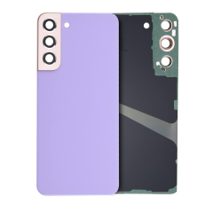 Back Cover Glass With Camera Lens For Samsung Galaxy S22 (Service Pack) (Bora Purple)