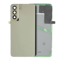 Back Cover Glass With Camera Lens For Samsung Galaxy S21 FE (Service Pack) (Olive)