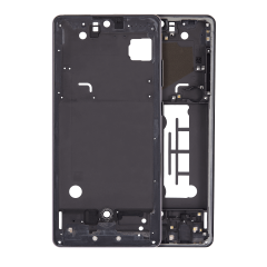 Mid-Frame Housing For Samsung Galaxy A71 5G UW (A716V / 2020) (Prism Cube Black)