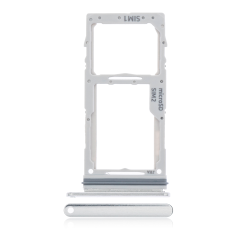 Dual Sim Card Tray For Samsung Galaxy S10 Lite (Prism White)