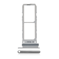 Dual Sim Card Tray For Samsung Galaxy Note 10 (Aura Glow / Silver)
