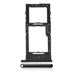 Single Sim Card Tray For Samsung Galaxy A51 5G (A516 / 2020) (Prism Cube Black)