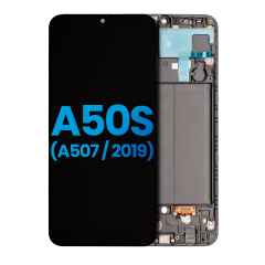 LCD Assembly With Frame For Samsung Galaxy A50s (A507 / 2019) (Aftermarket: Incell) (All Colors)