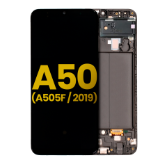 OLED Assembly With Frame For Samsung Galaxy A50 (A505F / 2019) (Refurbished) (All Colors)