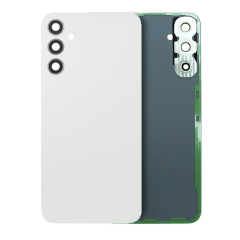 Back Cover Glass With Camera Lens For Samsung Galaxy A34 5G (A346 / 2023) (Service Pack) (Silver)