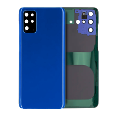 Back Cover Glass With Camera Lens For Samsung Galaxy S20 Plus (Service Pack) (Aura Blue)