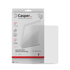 Casper Pro Tempered Glass For iPad Pro 13" (2024) (Retail Pack) (Clear)