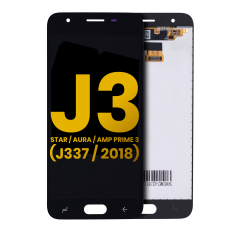 LCD Assembly Without Frame For Samsung Galaxy J3 Star / Aura / Amp Prime 3 (J337 / 2018) (Refurbished) (Black)