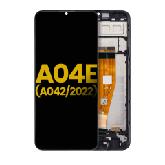 LCD Assembly With Frame For Samsung Galaxy A04E (A042 / 2022) (Refurbished) (All Colors)