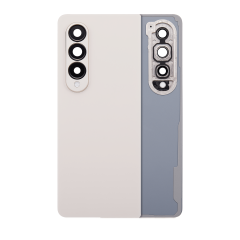 Back Cover Glass With Camera Lens For Samsung Galaxy Z Fold 4 (Service Pack) (Beige)