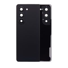 Back Cover Glass With Camera Lens For Samsung Galaxy Z Fold 5 (Service Pack) (Phantom Black)