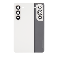 Back Cover Glass With Camera Lens For Samsung Galaxy Z Fold 5 (Service Pack) (Cream)