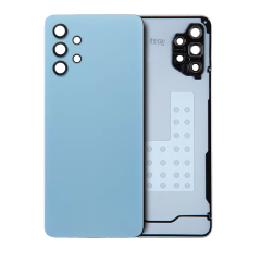 Back Cover Glass With Camera Lens For Samsung Galaxy A32 5G (A326 / 2021) (Service Pack) (Awesome Blue)