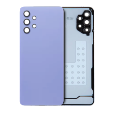 Back Cover Glass With Camera Lens For Samsung Galaxy A32 5G (A326 / 2021) (Service Pack) (Awesome Violet)