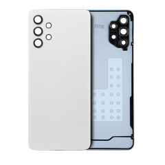 Back Cover Glass With Camera Lens For Samsung Galaxy A32 5G (A326 / 2021) (Service Pack) (Awesome White)