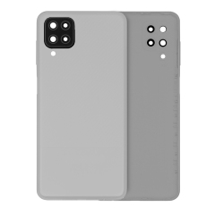 Back Cover Glass With Camera Lens For Samsung Galaxy A12  (A125 / 2020) (Service Pack) (White)