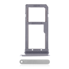 Single Sim Card Tray For Samsung Galaxy S7 (Silver)