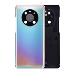 Back cover Glass With Camera Lens For Huawei Mate 40 Pro (Mystic Silver)