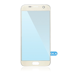 Front Glass With OCA Pre-Installed For Samsung Galaxy S7 (Gold)