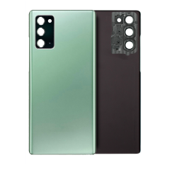 Back cover Glass With Adhesive For Samsung Galaxy Note 20 5G (Service Pack) (Mystic Green)