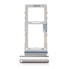 Dual Sim Card Tray For Samsung Galaxy Note 10 Plus / 5G (Aura Glow / Silver)