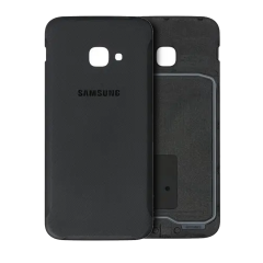 Back Cover Glass  For Samsung Galaxy Xcover 4S (Service Pack) (Black)