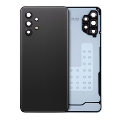 Back Cover Glass With Camera Lens For Samsung Galaxy A32 5G (A326 / 2021) (Service Pack) (Awesome Black)