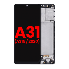 OLED Assembly With Frame For Samsung Galaxy A31 (A315 / 2020) (Aftermarket Plus) (All Colors)