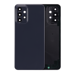 Back cover Glass For Samsung Galaxy A23 (A235 / 2022) (Aftermarket Plus) (Black)