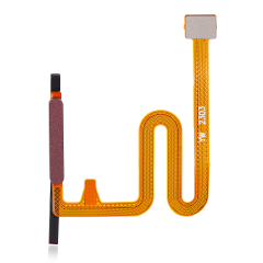 Fingerprint Reader With Flex Cable For Samsung Galaxy A14 (A145B / 2023) (Dark Red)