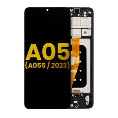 LCD Assembly With Frame For Samsung Galaxy A05 (A055 / 2023) (Refurbished) (All Colors)