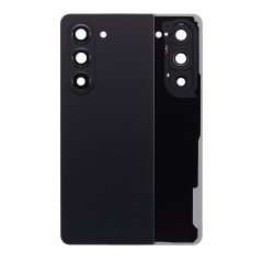 Back Cover Glass With Camera Lens For Samsung Galaxy Z Fold 5 5G (F946) (Phantom Black)