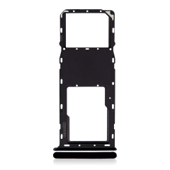 Single Sim Card Tray For Samsung Galaxy A03S (A037U / 2021) (Black)