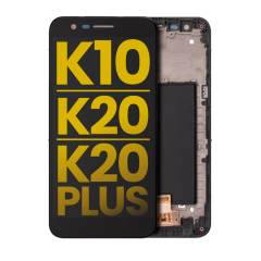 LCD Assembly With Frame For LG K10 (M250 / M255 / 2017) / K20 (VS501 / 2016) / K20 Plus (MP260 / TP260) (Refurbished) (All Colors)