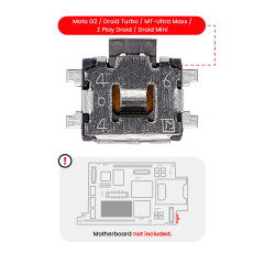 Power / Volume Button Clicker For Motorola Moto G2 (XT1068) / Droid Turbo (XT1254 / XT1225) MT-Ultra Maxx (XT1080 / 2013) / Z Play Droid (XT1635) / Droid Mini (XT1030 / 2013) (Soldering Required)