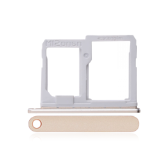Sim Card + SD Card Tray For LG Q6 (M700) (Gold)