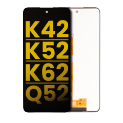 LCD Assembly Without Frame For LG K42 / K52 / K62 / Q52 (Refurbished) (Black)