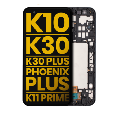 LCD Assembly With Frame For LG K10 (2018) / K30 / K30 Plus / Phoenix Plus / K11 Prime  (Refurbished) (All Colors)