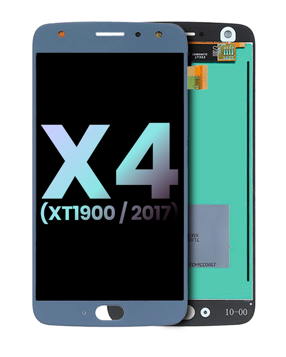 LCD Assembly Without Frame Compatible For Motorola Moto X4 (XT1900 / 2017) (Genuine OEM) (Sterling Blue)